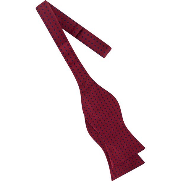 Tommy Hilfiger - Corbata de lazo con lunares para hombre, color rojo, talla única Tommy Hilfiger Corbata de moño (autoatada)