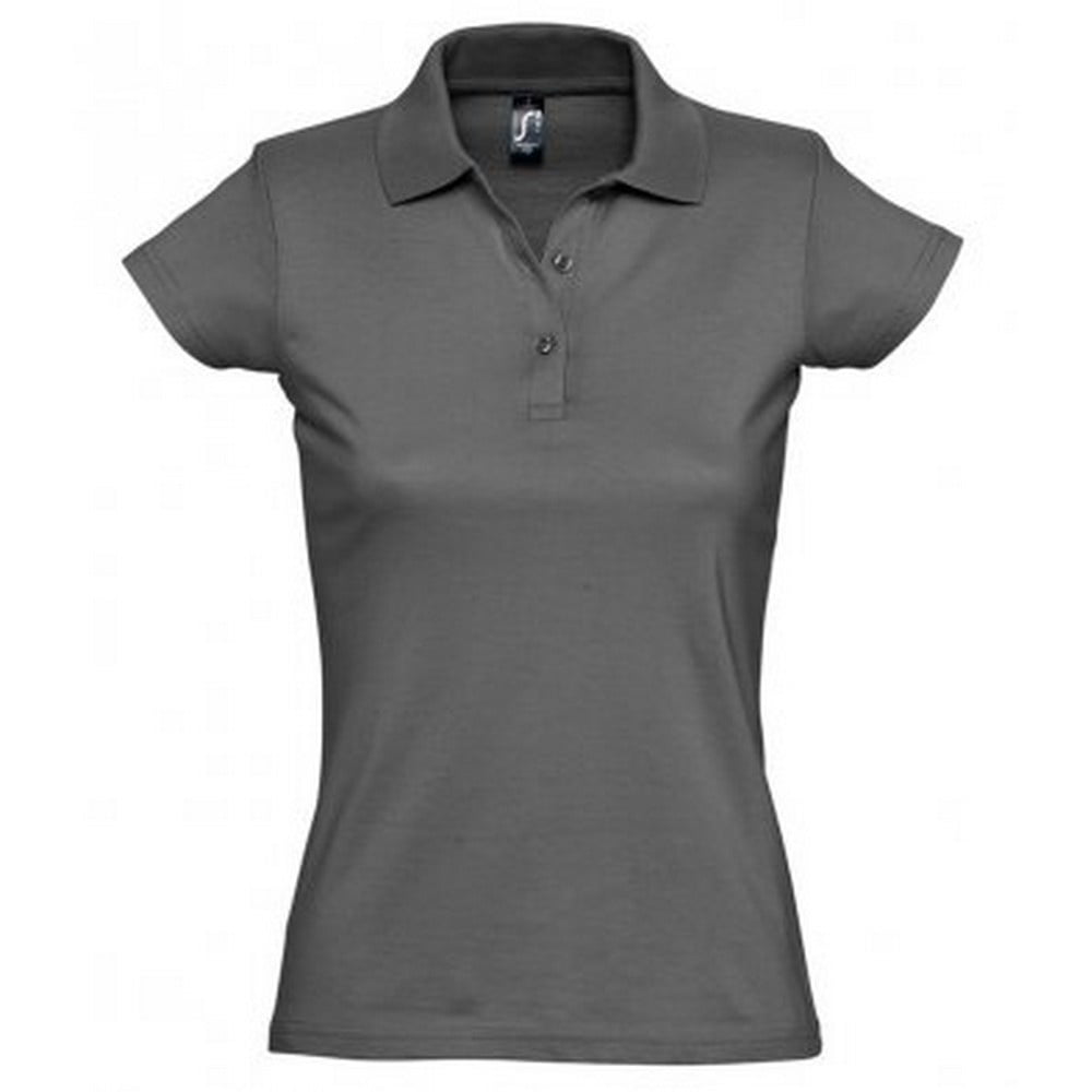 Women Ladies Prescott Short Sleeve Cotton Jersey Polo Shirt Casual Classic Smart 