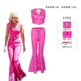 thumbnail image 3 of Nueva película Barbie disfraz para mujeres niñas Ken Ryan Gosling Cosplay ropa Top pantalones uniforme Halloween carnaval fiesta disfraces, 3 of 4