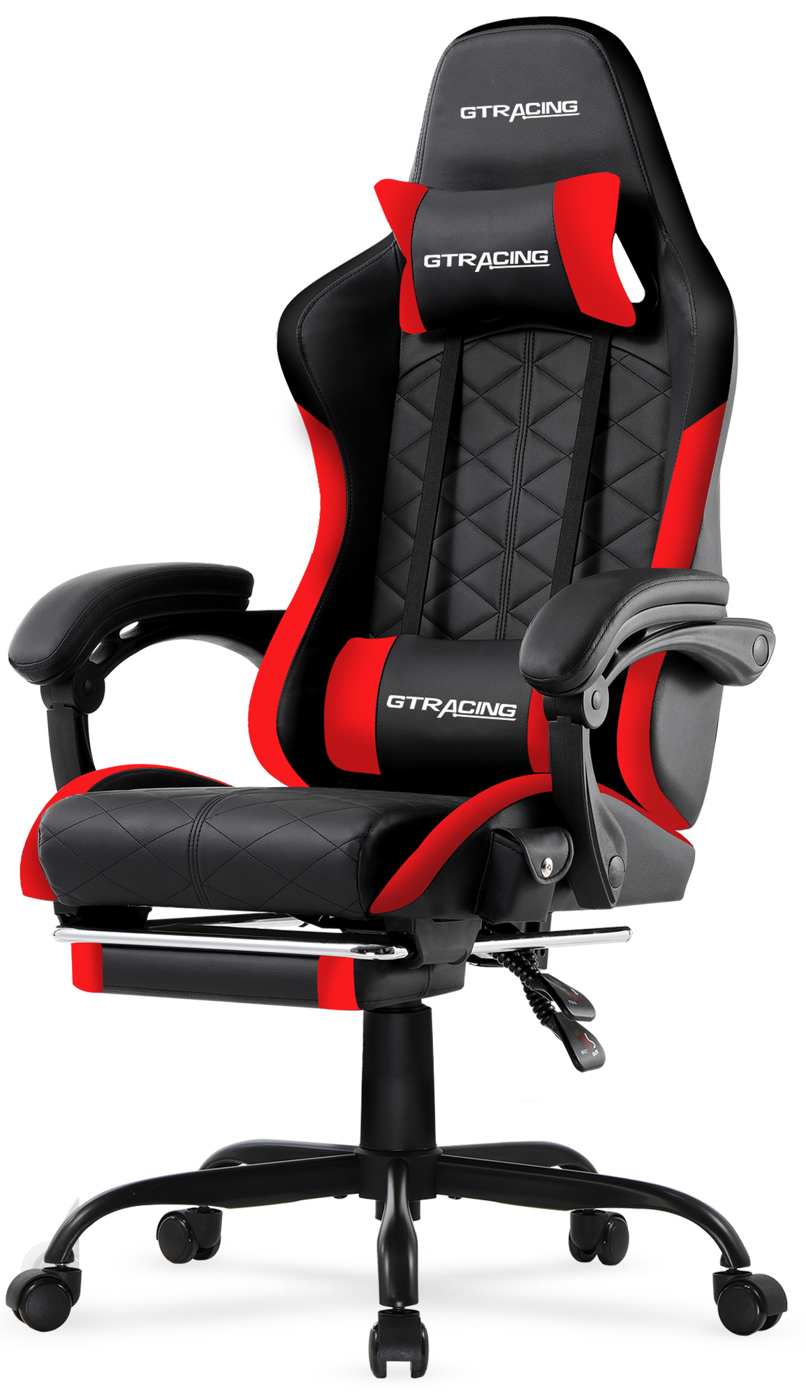 GTRACING GTW-100 Gaming Chair with Bluetooth, Red