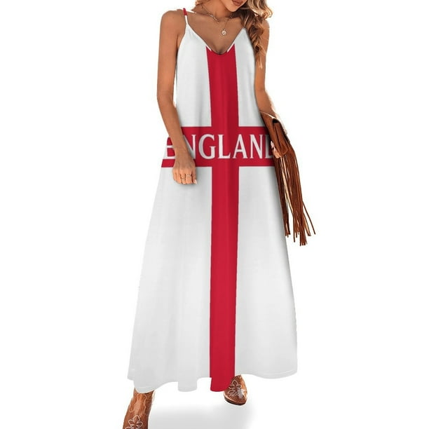 INGLATERRA ST. GEORGE CROSS DE SUBGIRL Vestido sin mangas Vestido elegante Ropa de mujer Corea Vestido de verano elegante Mujer 2024