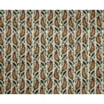 thumbnail image 4 of oneOone Polyester Lycra Fabric Leaves & Paisley Block Printed Craft Fabric BTY 56 Inch Wide, 4 of 4