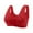 Red, variant on VISALY Push Up Bra Cotton Bras For Women Comfortable Bra For Seniors 2023 New Comfortable Front Closure Bra Cotton Bras For Older Women Wireless Bras For Women Comfortable Bras Bras For Women Beige L