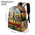thumbnail image 3 of Jumanji-theme Backpack, Campus style schoolbag Bookbag with Adjustable Shoulder Straps And Large Zip Compartment, Unisex Travel Bags.42x30x15cm, 3 of 6