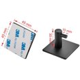 thumbnail image 2 of Gancho adhesivo 3M de 4 piezas, gancho adhesivo para pared de baño, gancho para toallas de cocina, colgador de cuadros sin taladrar, gancho autoadhesivo adhesivo de acero inoxidable, negro, 2 of 5