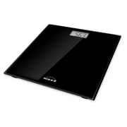 Scaleit Digital Bathroom Scale - LCD Display with Backlight - Black Tempered Glass - 400 LB Capacity