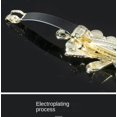 thumbnail image 3 of Crystal hair clip hair accessory, mother hair clip, floral spring clip, children's hair accessory, elegant and exquisite hair clip, 3 of 12