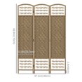 thumbnail image 3 of HOMCOM 5.6ft Folding Room Divider, Freestanding Privacy Screen for Bedroom, 3 of 10