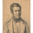 thumbnail image 2 of Christen Købke 12x14 Gold Ornate Wood Frame and Double Matted Museum Art Print Titled - Portrait of the Artist's Wife's Brother Christen Christensen Buyke (1817-1846) (1845), 2 of 4