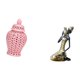thumbnail image 5 of Jarrón Decorativo De Porcelana Con Tapa Para Arreglos Florales Y Estatua De Dama Tribal Africana, Artesanía Hecha A Mano, Pieza De Arte Coleccionable, Adorno De Resina Para Sala De Estudio., 5 of 8