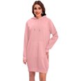 thumbnail image 1 of Maxi Sudadera Mujer Hoodie con Capucha y Cangurera, Calientita, Casual, Abrigo, Chamarra, Afelpada Dahirim Store HDV1912, 1 of 4