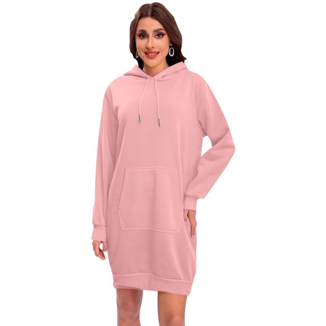 Maxi Sudadera Mujer Hoodie con Capucha y Cangurera, Calientita, Casual, Abrigo, Chamarra, Afelpada Dahirim Store HDV1912