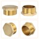 thumbnail image 4 of 2 Piezas de Accesorios de Rosca Hexagonal de Latón, Enchufe de Latón Macho G1" y Conector de Tubo Rosca Macho, 4 of 7