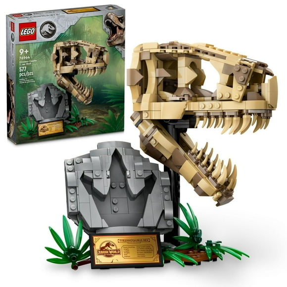 LEGO Jurassic World Dinosaur Fossils: T. rex Skull, Dino Toy for Boys and Girls, Educational Skeleton Model Set with Bones for Kids, Great Gift for Fans of the Jurassic Park Movies, 76964, Includes 577 Pieces, Ages 9+