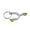 Silver, variant on Alloy Spur Key Pendant Perfect Bag Ornament Small Decorative Key Pendant Suitable for Men and Women Bags Decorating