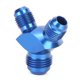 thumbnail image 4 of Adaptador De Ajuste Abocinado Macho De Bloque Y 2X AN6 A Macho A AN6 6 AN Macho Azul, 4 of 7