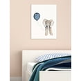 thumbnail image 2 of The Kids Room by Stupell Baby Elephant with Blue Balloon Wall Plaque Art, 10 x 0.5 x 15, 2 of 6