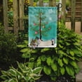 thumbnail image 2 of Carolines Treasures BB9334GF California White Rabbit Christmas Flag Garden - Size, 2 of 3