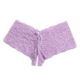 thumbnail image 2 of Women's Intimates New Women Lace Lingerie Plus Size Underwear Open Crotch Bowknot Underwear,Purple Women's Intimates XL, 2 of 9