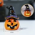 thumbnail image 2 of Halloween Jack-O-Lantern Lights, Cute Pumpkin Statue Decor with LED Lights, Battery Operated Table Ornaments for Home Party Decor, 2 of 5