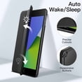 thumbnail image 5 of JETech Case for iPad Mini 5/4 (7.9-Inch 2019/2015 Model) with Pencil Holder, Clear Transparent Back Shell Slim Stand Shockproof Tablet Cover, Auto Wake/Sleep (Black), 5 of 7