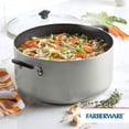 thumbnail image 3 of Antiadherente Stockpot Farberware con tapa, 10.5 cuartos de galón, plata, 3 of 8