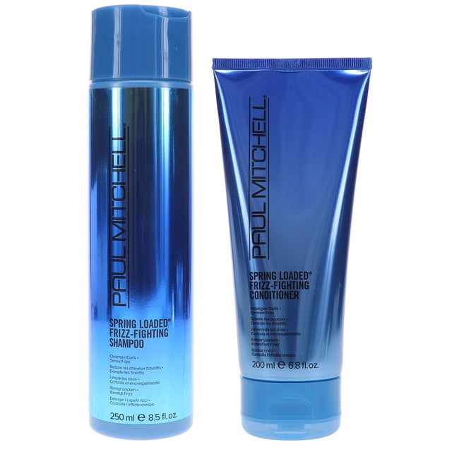 Paul Mitchell Curls Spring Carged Frizzfighting Shampoo 8.5 oz y rizos Spring Carged Frizzfighting Acondicionador 6.8 oz Combo Paquete Paul Mitchell Paul Mitchell Curls Spring Carged Frizzfighting Shampoo 8.5 oz y rizos Spring Carged