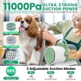 thumbnail image 6 of Dog Grooming Vacuum with 11000Pa Suction, 2.5L Dust Cup, 7-in-1 Pet Grooming Kit for Shedding and Hair Removal, 6 of 8