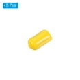 thumbnail image 3 of Unique Bargains 11.5mm Rubber Pool Tip Cover Pool Cue Stick Tip Protector for Billiard Club Snooker Head Guard, Yellow, 5 Pack, 3 of 5