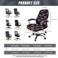 thumbnail image 6 of FKELYI Gradient Medusa Print Office Chair Cover Computer Chair Covers Removable Chair Protector Slipcover Stretch Fabric Boss Chair Covers for Home Office, Small, 6 of 6