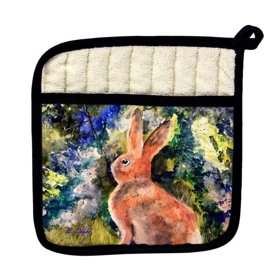 Betsy Drake Interiors Cottontail Rabbit Pot Holder