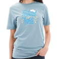 thumbnail image 3 of Big Size Festival of Lights Graphic Design Ring Spun Combed Cotton Short Sleeve Deluxe Jersey T-Shirt - Blue Mist 2XL, 3 of 4
