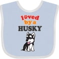 thumbnail image 3 of Inktastic Siberian Husky Dog Puppy Boys or Girls Baby Bib, 3 of 4