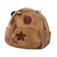thumbnail image 4 of Mochila de felpa de capibara, mochila escolar, bonita, elegante, informal, de gran capacidad, mochila escolar para adolescentes, niñas, niños y, 4 of 9