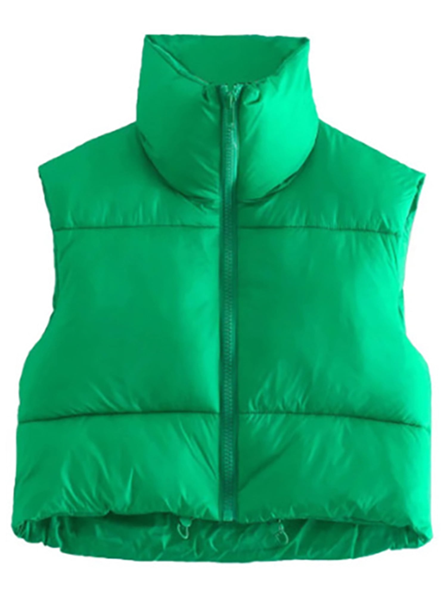 Kacy Sleeveless Puffer Crop Vest