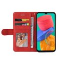 thumbnail image 5 of Compatible Samsung Galaxy M33 5G Case, Leather Wallet Case Stand View Magnetic Clasp Book Flip Folio Phone Cover - Red, 5 of 5