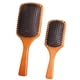thumbnail image 2 of Peine de madera para peluquería con cojín de aire, peine para rizar el cabello, peine para el cuero cabelludo, peine de madera maciza para masajes, peine cuadrado para pan con letras, 2 of 5