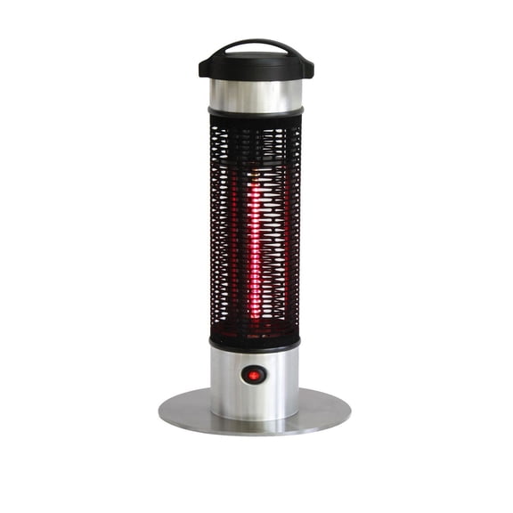 Chauffage d'extérieur portable électrique ENERG + HEA-21212  Infrared 1000W, Argent