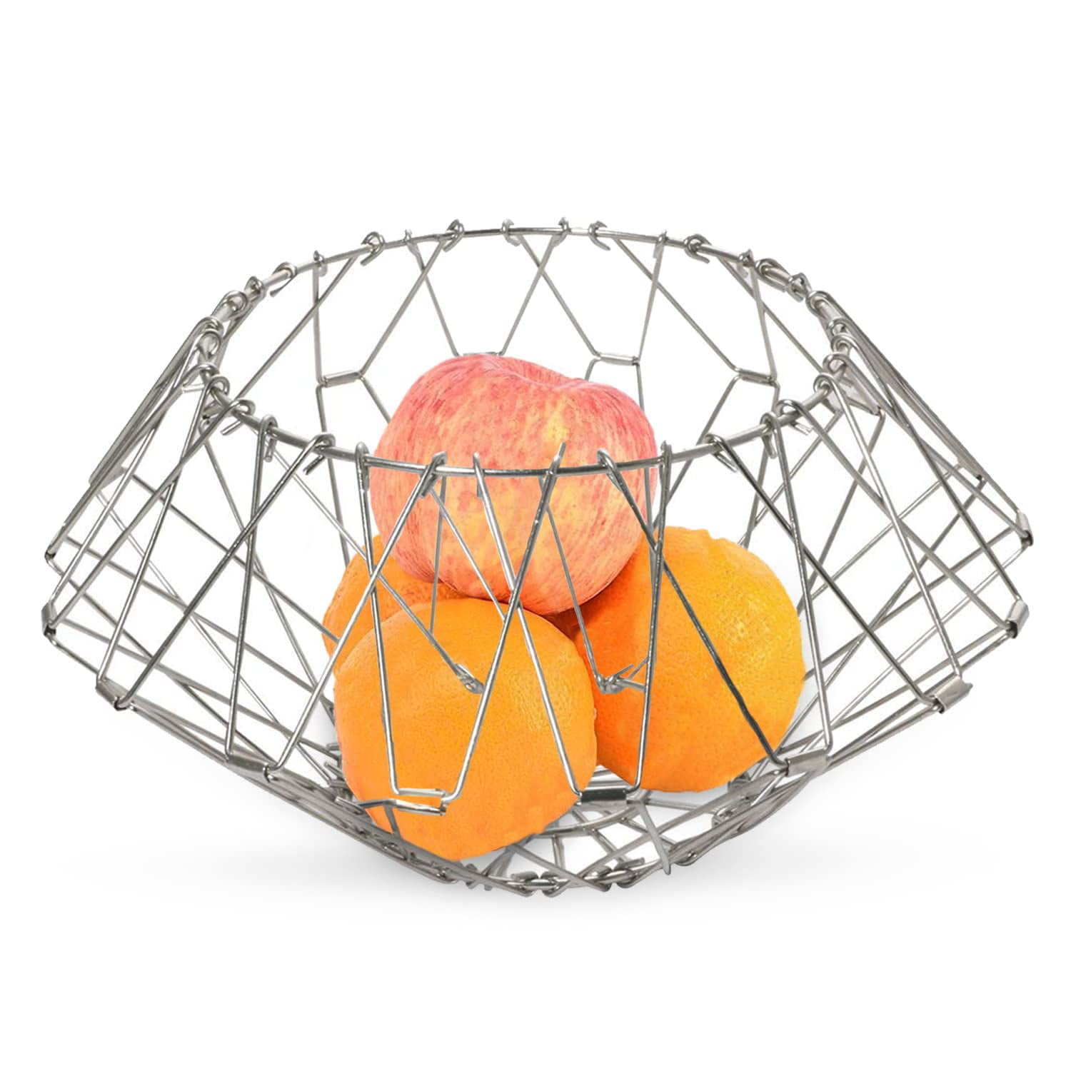 diollo Stainless Steel Wire Kitchen Basket, Multi Utility & Multi Shape