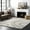 Cream, variant on nuLOOM Carolyn Modern Shag Accent Rug, 2' x 3', Dark Gray
