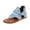 Sky Blue, variant on Women's Clip-Toe Flip Flops Studded Canvas Flat Sandals,Summer Fashion Buckle-Strap Back Zipper Orthopedic Open Toe Flops,Casual Fringe Boho Comfy Slip on Beach Slippers