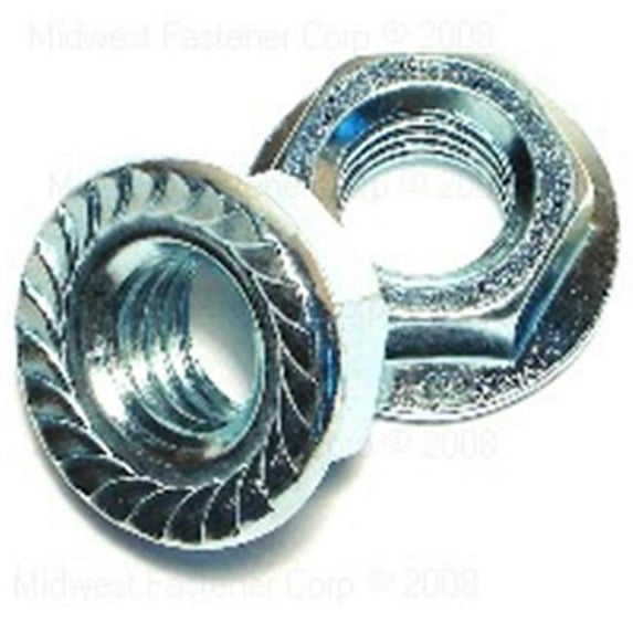 Midwest Fastener 6683 No.5, 0.5-13 Hex Flange Nuts - 113 Piece