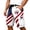 Z-Red127, variant on CAIVO 250th Anniversary Men's Patriotic Shorts Casual Independence Day Knee Length Fashion American Flag Print Plus Size Comfortable Cargo Summer Everyday Travel Bottoms With Pockets