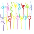 thumbnail image 3 of 50pcs Crazy Reusable Drinking Straws In Assorted Colours, Great For Parties, Carnivals, Fun, ShuxiuWang 1327537031314, 3 of 5