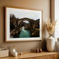 thumbnail image 4 of Ancient Stone Bridge over River. Roman Bridge Cangas de Onis - Cangas de Onís Spain Photography Bridge Water Architecture Autumn Landscape Scenic Oak Framed Wall Art Print 5 x 7 inches, 4 of 6