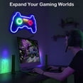 thumbnail image 4 of MesaSe Game Neon Sign Gamepad Shape LED Wall Sign IP42 Protection Leel Light up Sign Decor for Party Wedding Bedroom Liing Room, 4 of 8