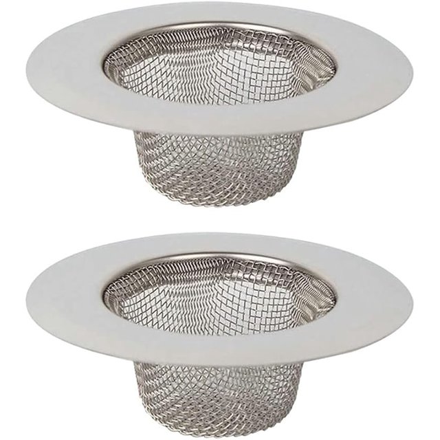 Piezas de colador de ducha de acero inoxidable, colador de desagüe de cocina, colador de fregadero