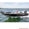 thumbnail image 2 of Crestliner Boat Hull Decal 2130056 | Fish Hawk Black / Blue (Set of 2), 2 of 3