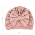 thumbnail image 2 of Jamicy Baby Hats Newborn Girl Hospital Hat Cotton Toddler Big Hair Bow Infant Toddler Kid Headwrap, 2 of 2