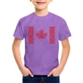 thumbnail image 1 of LUOGENLI Ensembles de Hauts Maxi Garçons 2 Pcs Tenues Décontractées pour Usage Quotidien Décontracté pour École et Activités Extérieures Col Rond Manches Courtes Chemise Violette Taille 8-9 Ans, 1 of 4